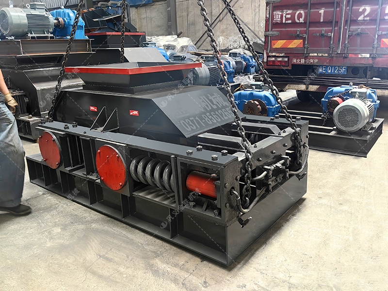 2PG800x600中型直連式對(duì)輥破碎機(jī)發(fā)貨 破碎河卵石