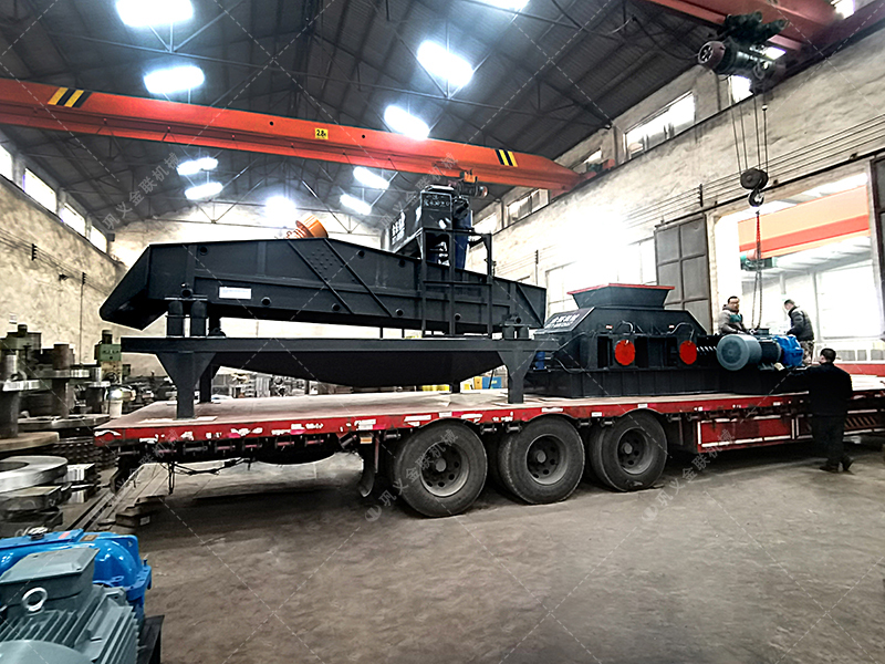 1200x800大型對輥破碎機發貨圖片